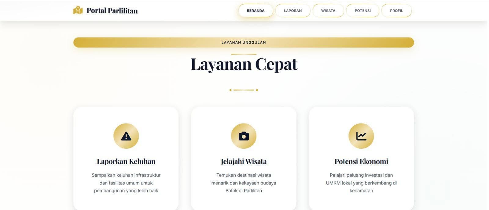 Sistem Informasi Pemerintahan - ARKANA TECHWORKS Project